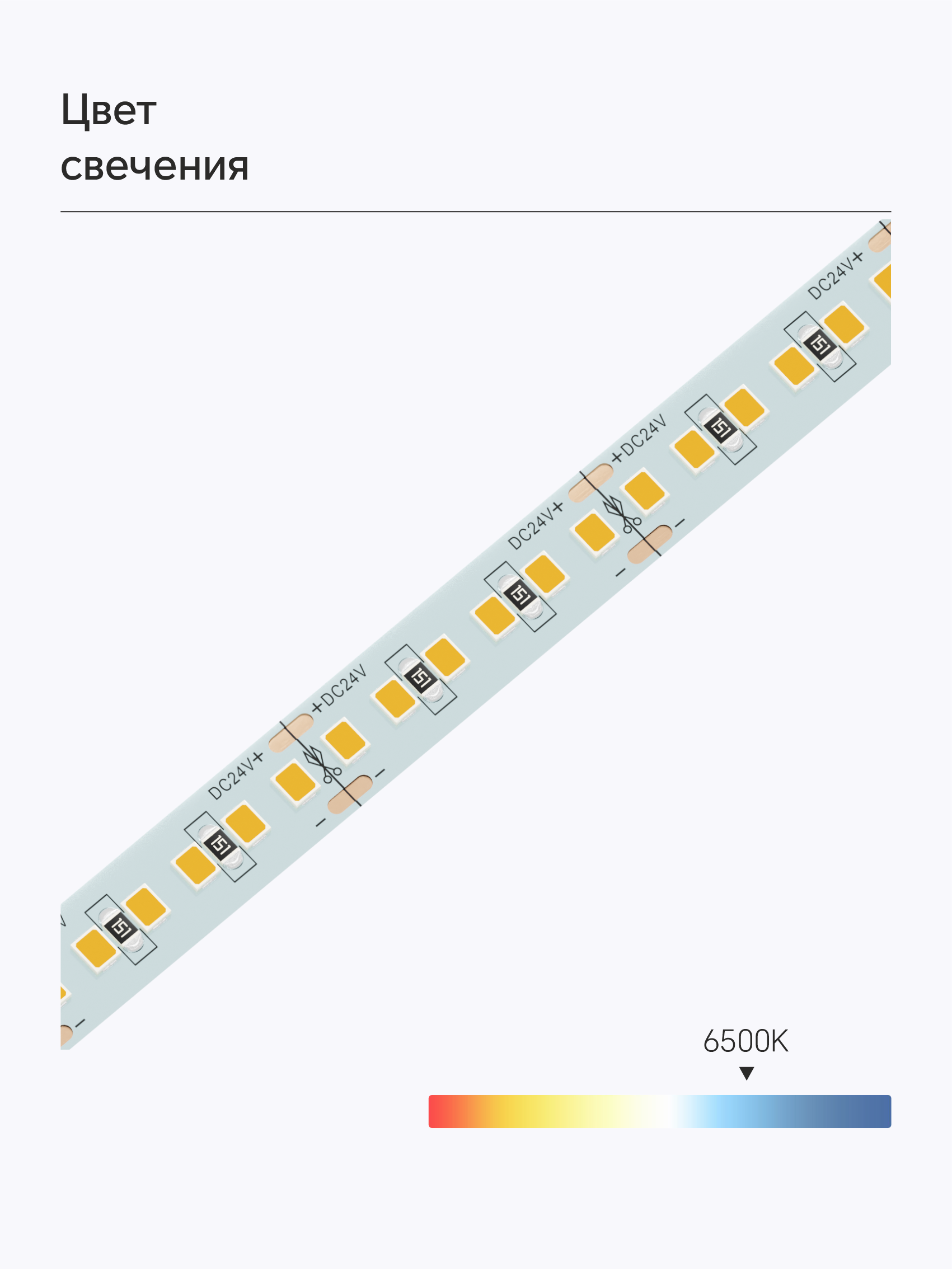 Bezteni SMD лента Classic 24V 17W 6500K Ra90 180LED 10mm IP20 5m