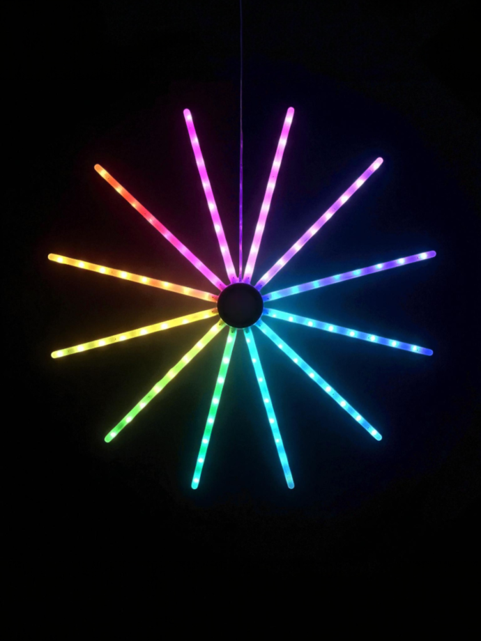 Подвесная фигура ФЕЙЕРВЕРК d=60 см, RGB