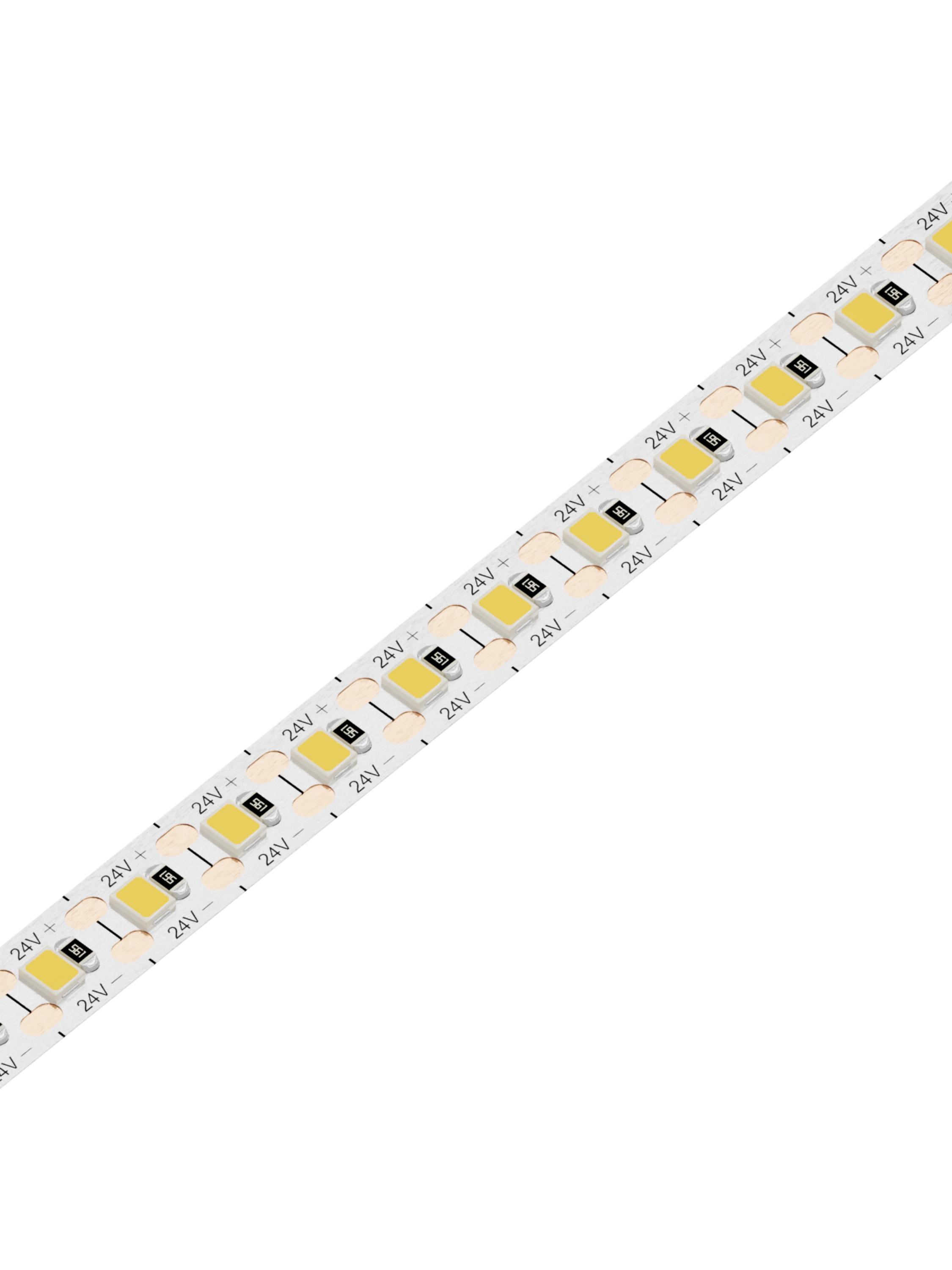 Светодиодная лента RoRi Silver 1CH 8мм 120LED 24В 11Вт SMD2835 CRI90 4000K (катушка 10 м)