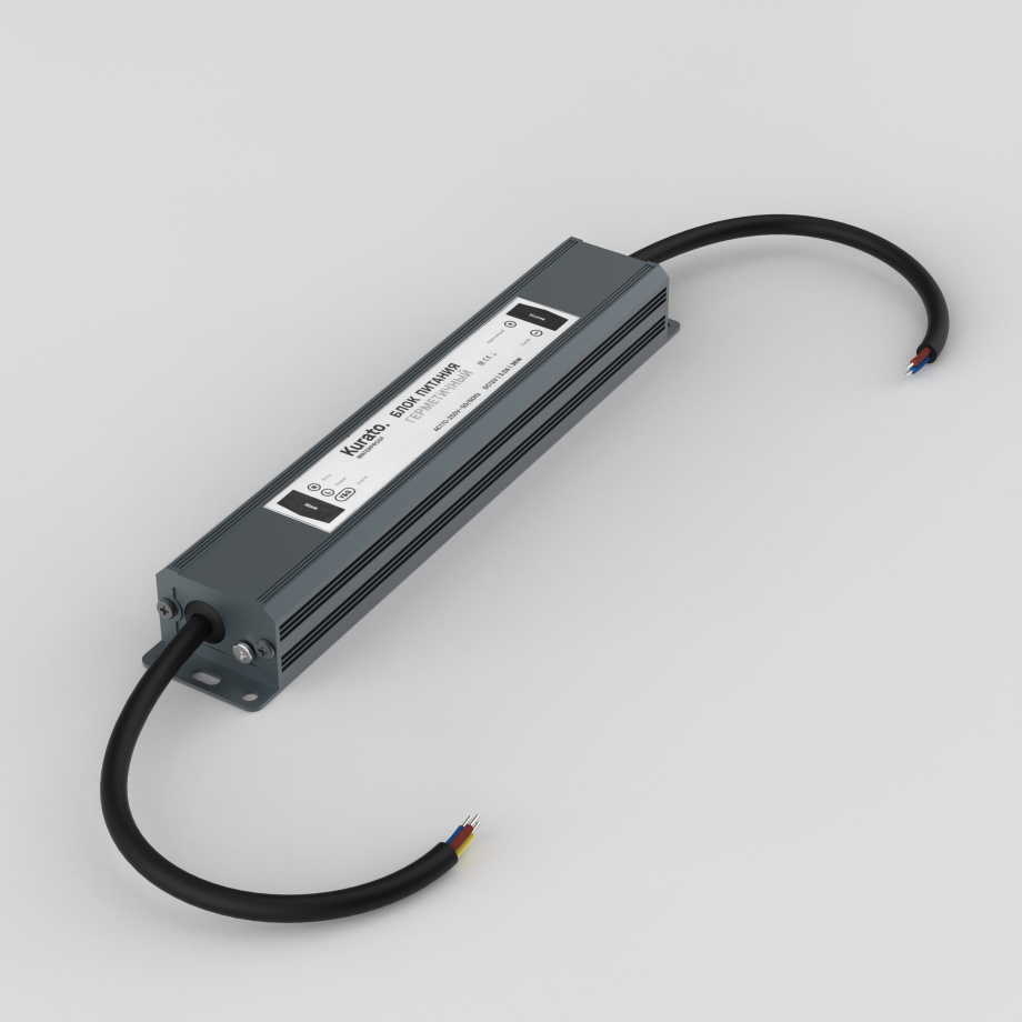 Блок питания Kurato БПг-12-036 12В, 36Вт, IP67, 1 вых, герметичный (50)